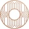 Ekena Millwork Empire Wood Fretwork Pierced Ceiling Medallion, Cherry, 28"OD x 10 1/4"ID x 1/4"T CMWP28X28X0250EPCH - alternate 1
